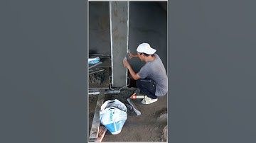 kỹ thuật tô trát cột mới nhất 2024 nhanh chuẩn đẹp #shorts