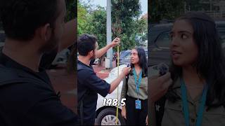 Guess Your Height and Win Money 💰#guess #guessinggame #publicinterview #guessing