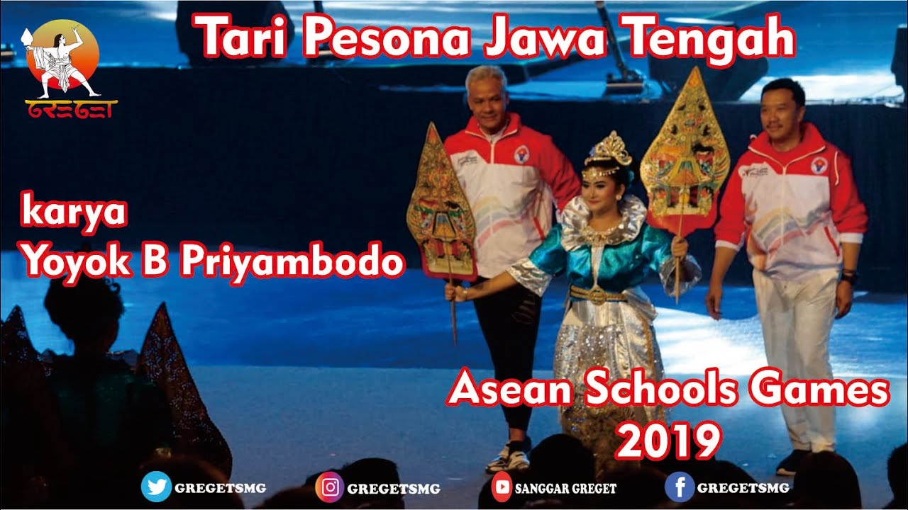 Pentas Sanggar Greget Tari Pesona Jateng 18 Juli 2019 di Stadion Holy Semarang Opening Ceremony ASG