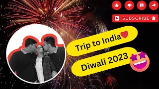 Vlog #11 ✈️ Hum chale #india 🇮🇳 #Diwali 2023 ✨ Airport scenes 🤯 #travel #youtube #vlog #family