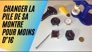 Comment remplacer la pile dune montre