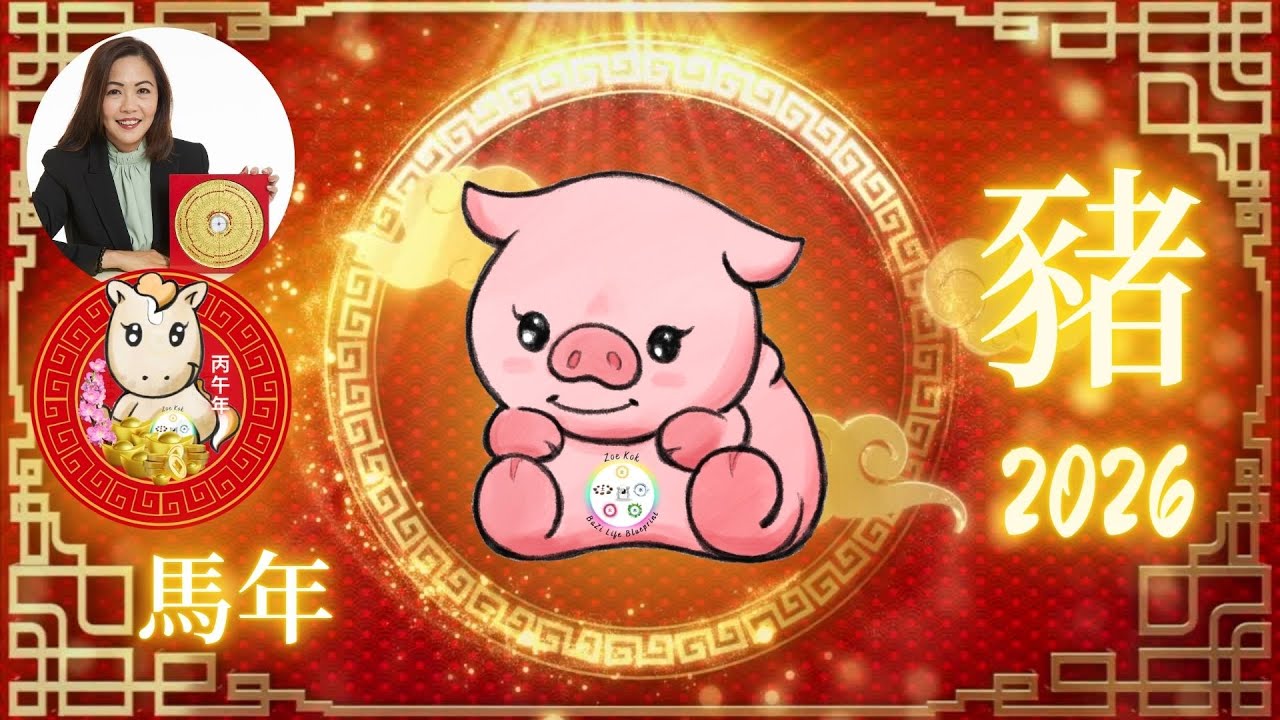 屬豬2026年運勢解析｜丙午火馬年｜運勢回升＋吉星凶星＋事業財運愛情健康貼士！