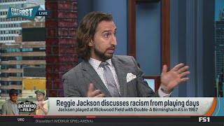 First Things First Nick Wright Reacts To Reggie Jackson Discusses Racism From Playing Days