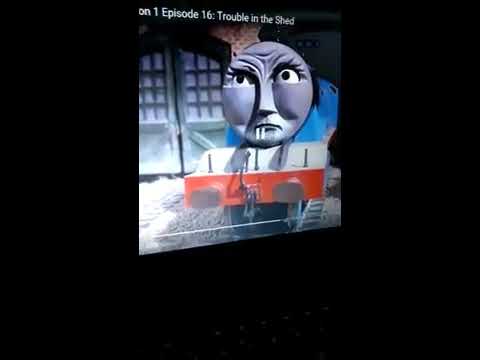 Thomas The Tank Engine - Goofs in Trouble in the Shed!