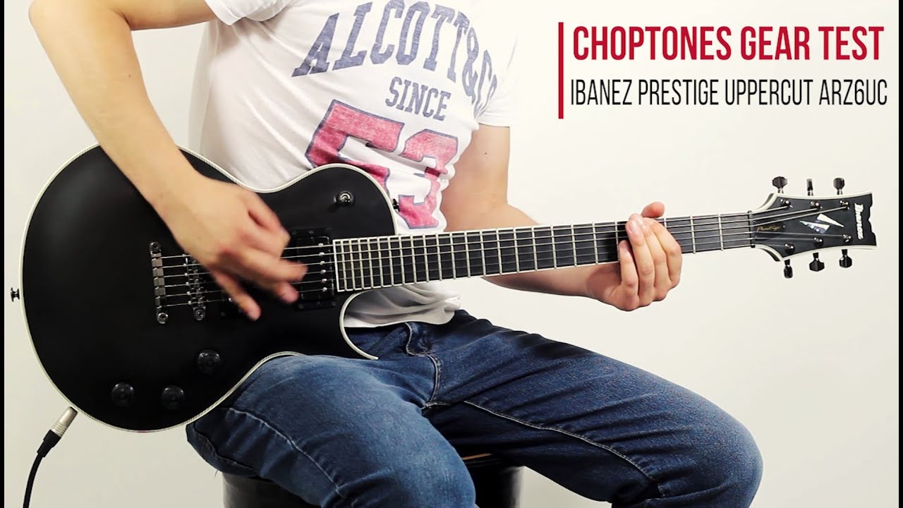Ibanez Uppercut ARZ6UC-BKF Metal Demo & Playthrough - YouTube