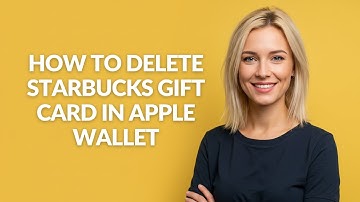 HOW TO DELETE STARBUCKS GIFT CARD IN APPLE WALLET - Julia