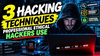 3 Hacking Techniques Professional Ethical Hackers Use
