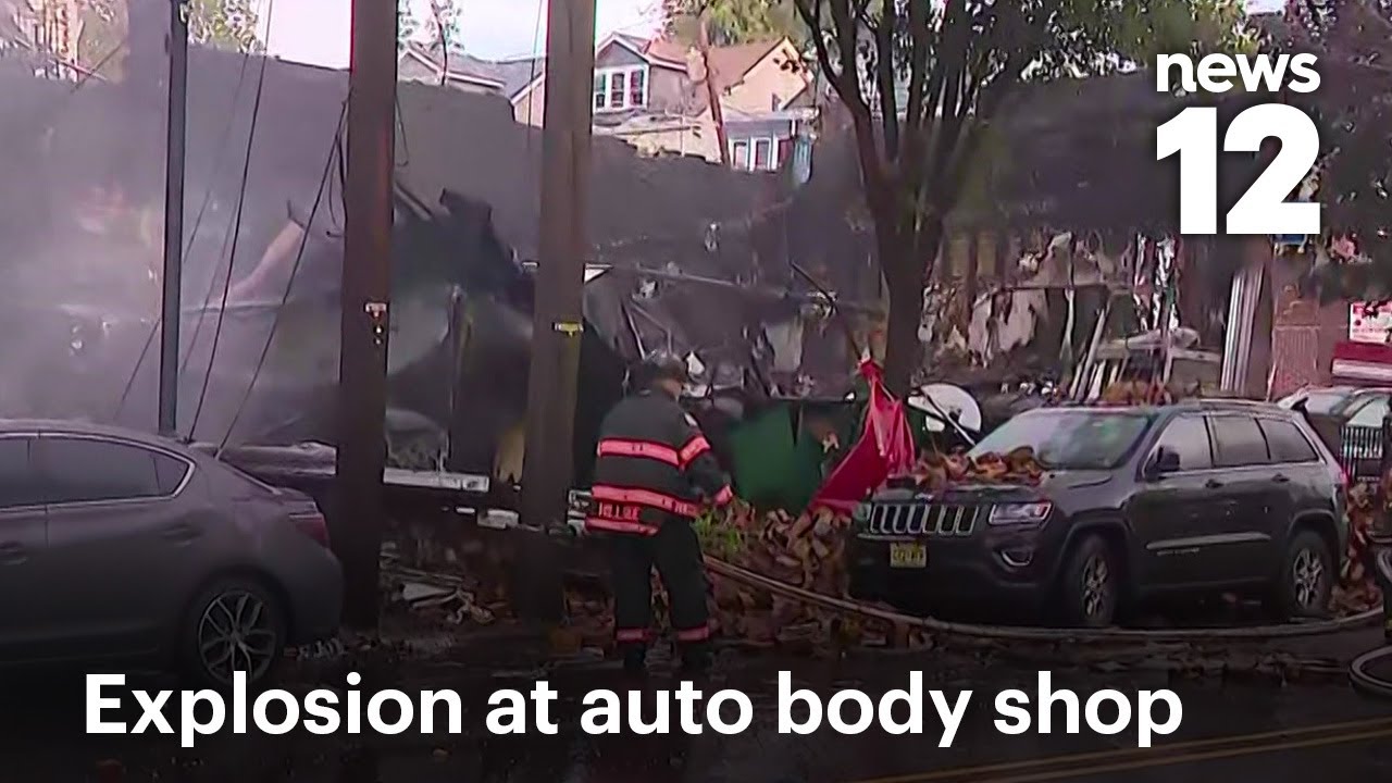 Взрыв в автомастерской в ​​Нью-Джерси спровоцировал пожар и лишил крова семьи | Новости 12