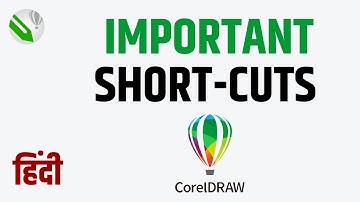 Work Faster in CorelDRAW using Shortcut Keys | Hindi