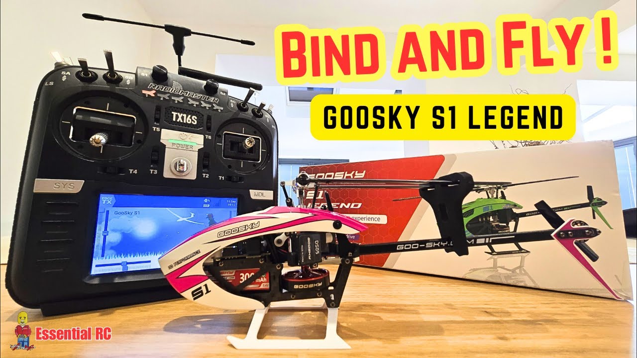СВЯЖИ И ЛЕТАЙ! GOOSKY S1 LEGEND — радиоуправляемый вертолёт для новичков и экспертов