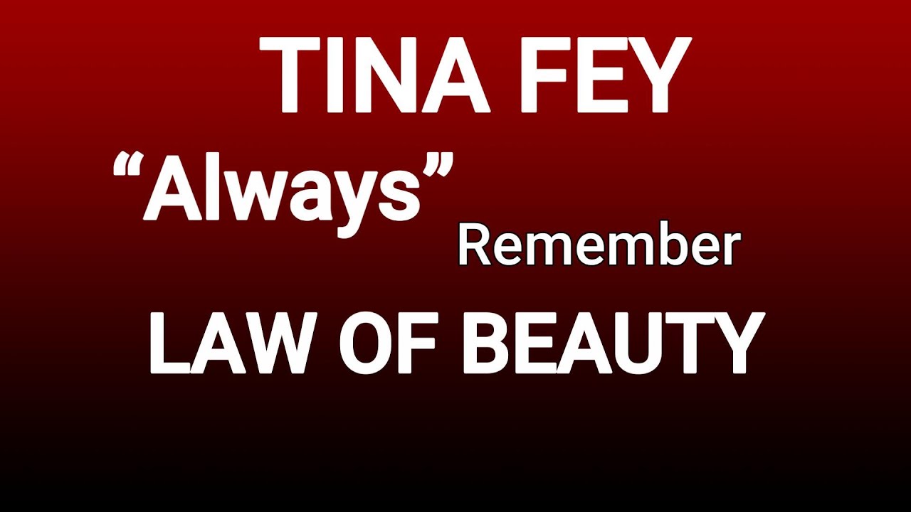 Tina Fey Quotes | Tina Fey Quote Beauty | Tina Fey Confidence quote (English subtitle)