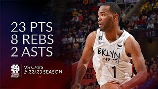 TJ Warren 23 pts 8 rebs 2 asts vs Cavs 22\/23 season