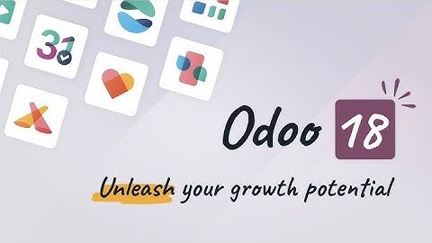 Odoo - Meet Odoo 18 All the new features