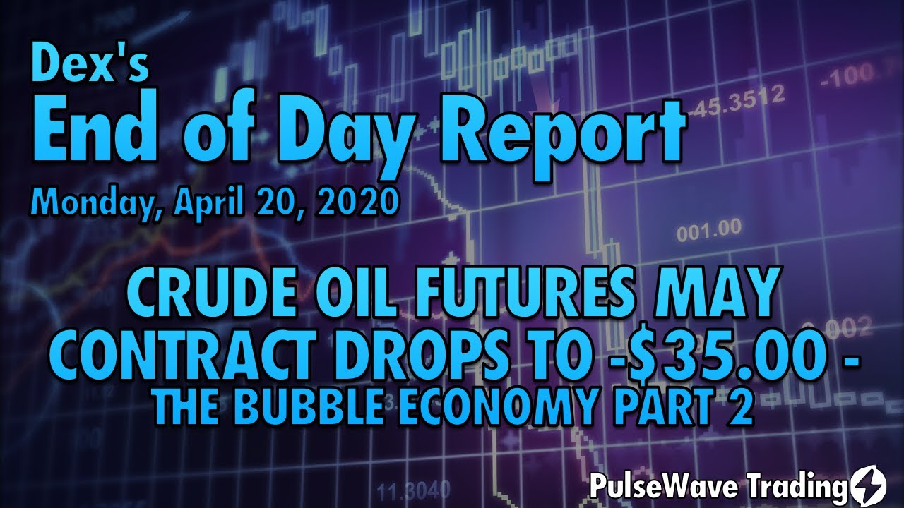 Crude Oil Futures May Contract Drops to 35 The Bubble Economy Part