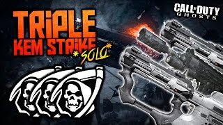 Ghosts: *SOLO* Triple KEM Strike w/Ripper/CBJ-MS - Call of Duty: Ghosts