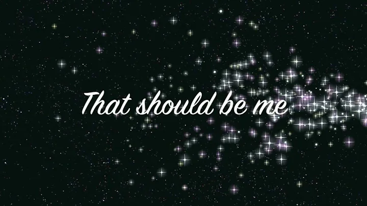 Justin Bieber - That Should Be Me (Acoustic) - Lyrics Video (HD)