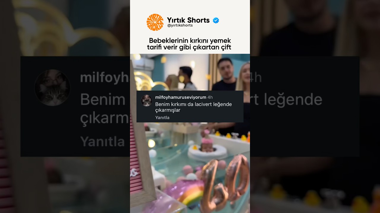 Bebeklerinin kırkını yemek tarifi verir gibi çıkartan çift 😇 #bebek #yenidoğanbebek #shorts