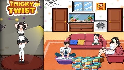 Tricky Twist Level 54 |Help Them Wash all The Bowl| Walkthrough Solution