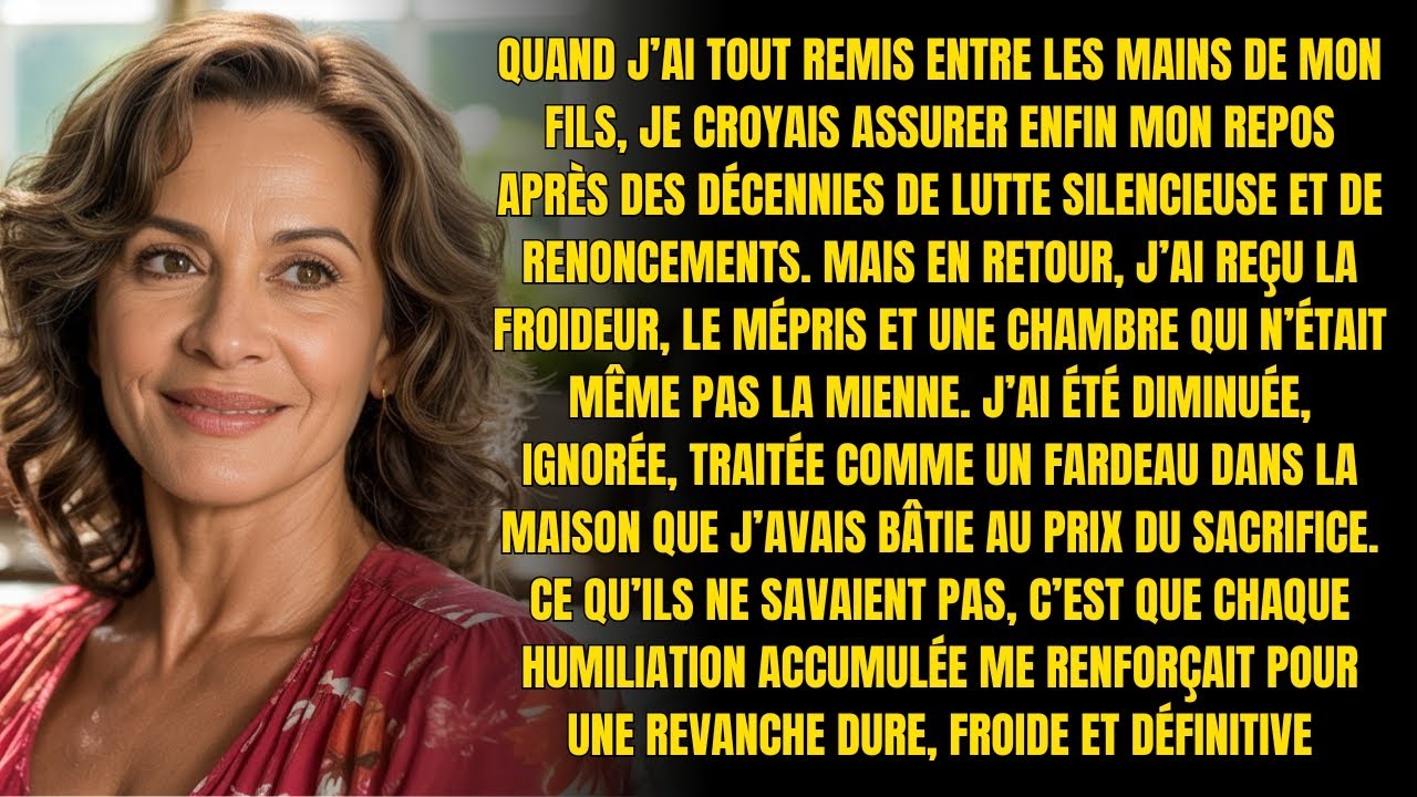 HISTOIRE VRAIE DE CETTE GRAND-MÈRE 👵💔 HUMILIÉE CHEZ ELLE APRÈS AVOIR TOUT DONNÉ À SON FILS!