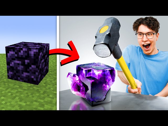 Anything My Friend BREAKS in Minecraft, I Break in REAL LIFE! class=