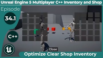 Unreal Engine 5 Multiplayer C++ Inventory and Shop #34.1: "Optimize Clear Shop Inventory"