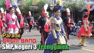 SMP Negeri 3 Trenggalek ~ Parade Drum Band Trenggalek 2019