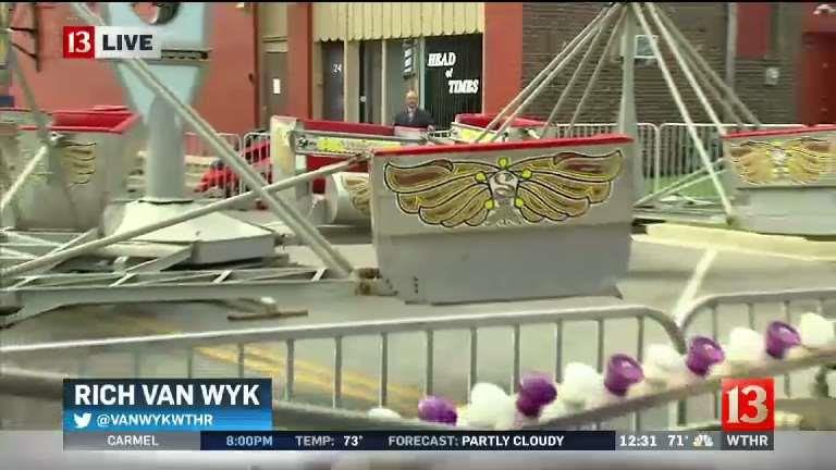 Festival ride shut down after accident