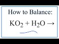 Balancing Chemical Equations Concepts