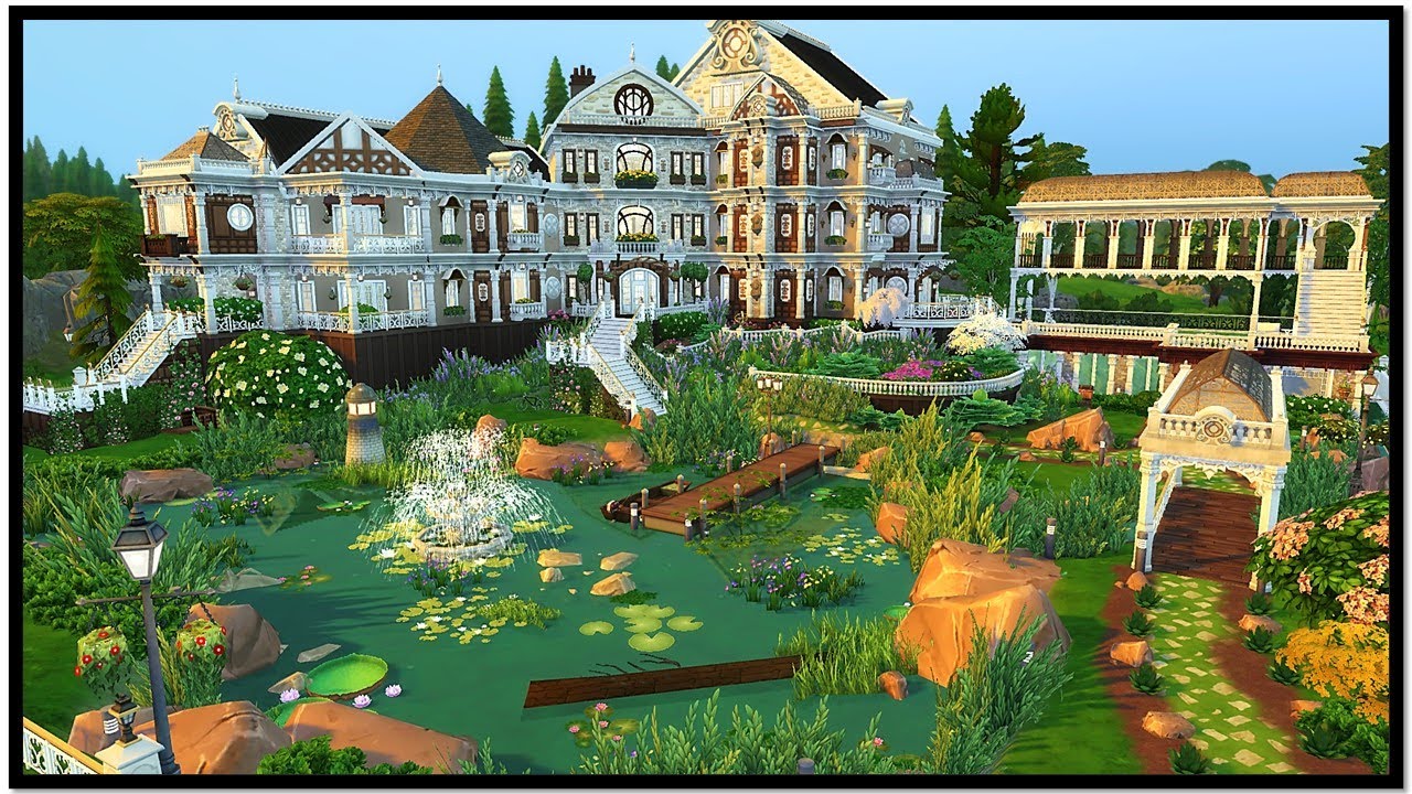 I made a One Million Dollar House on the Sims | Sims 4 Speed Build | No ...