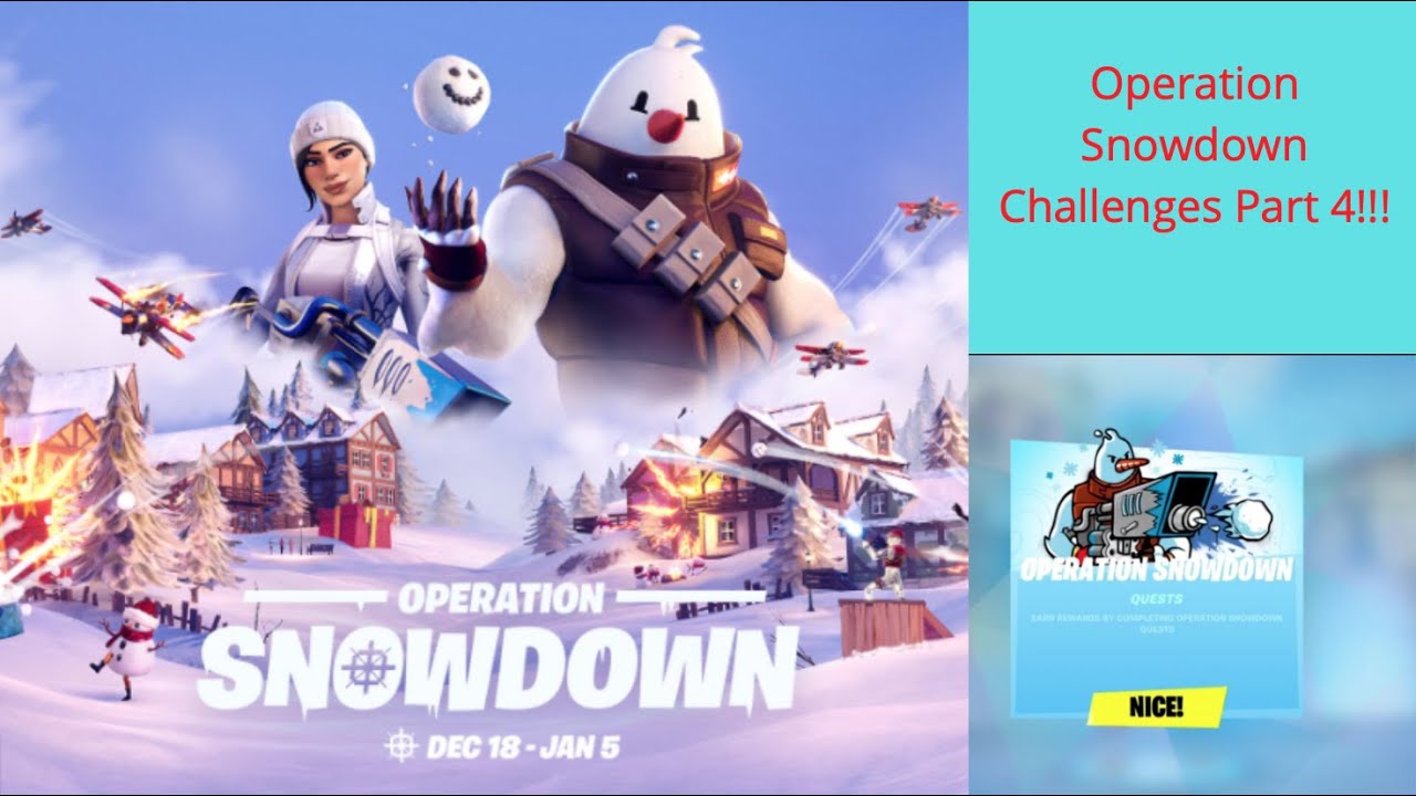 Operation Snowdown Quests Part 4!