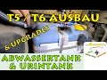 Abwassertank & Urintank selber bauen Campervan VW T5 T6 Bulli DIY Ausbau Vanlife RVing Lemmix