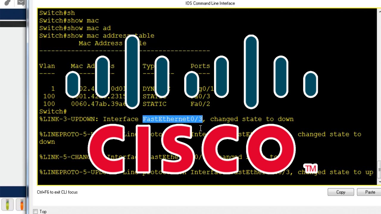 Port Security configuration - CCNA V7 | Configuration and Management Ports Blocked by Mac Address