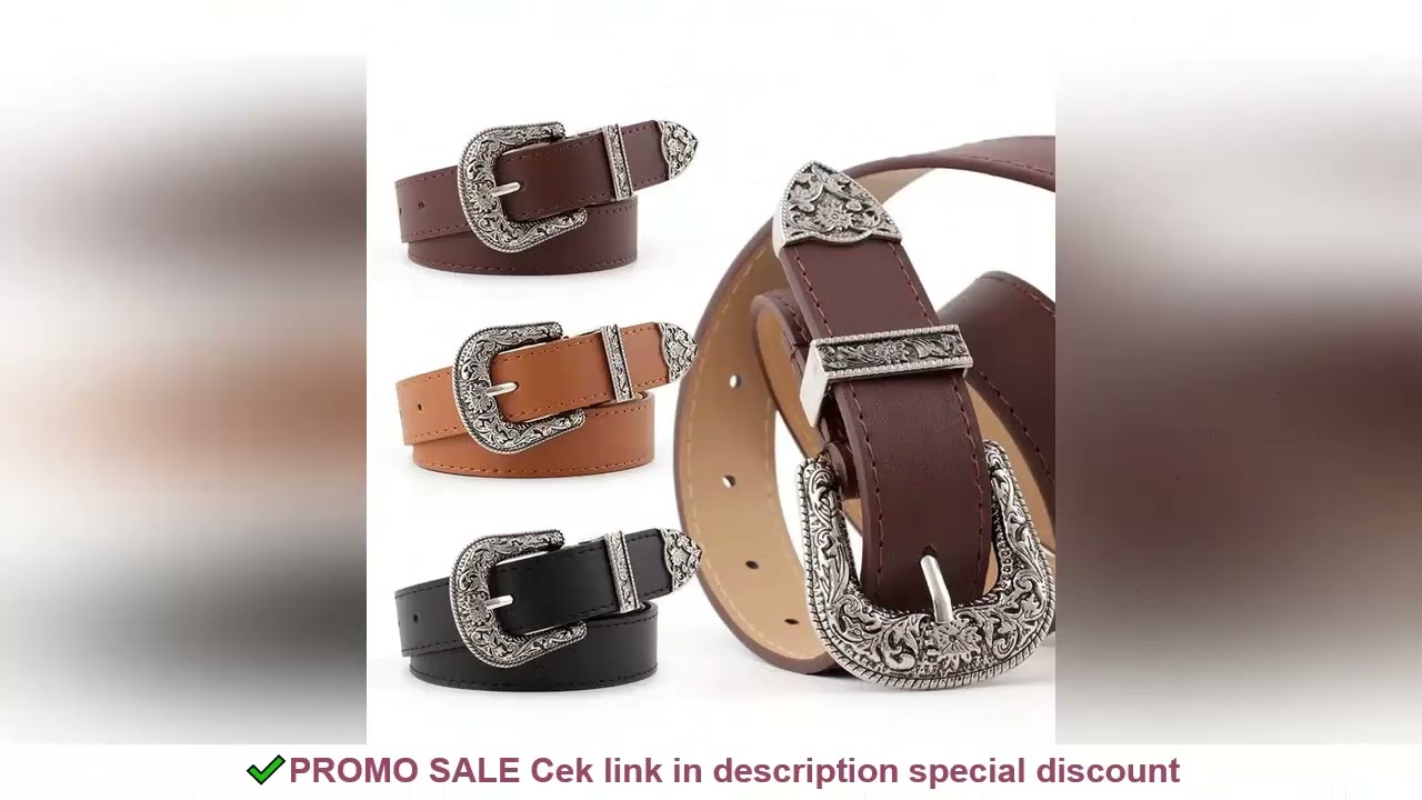 Women's Adjustable Boho Wetern Belt Fashion Jeans Women's Round Buckle Cinturones Para Mujer Ceintur