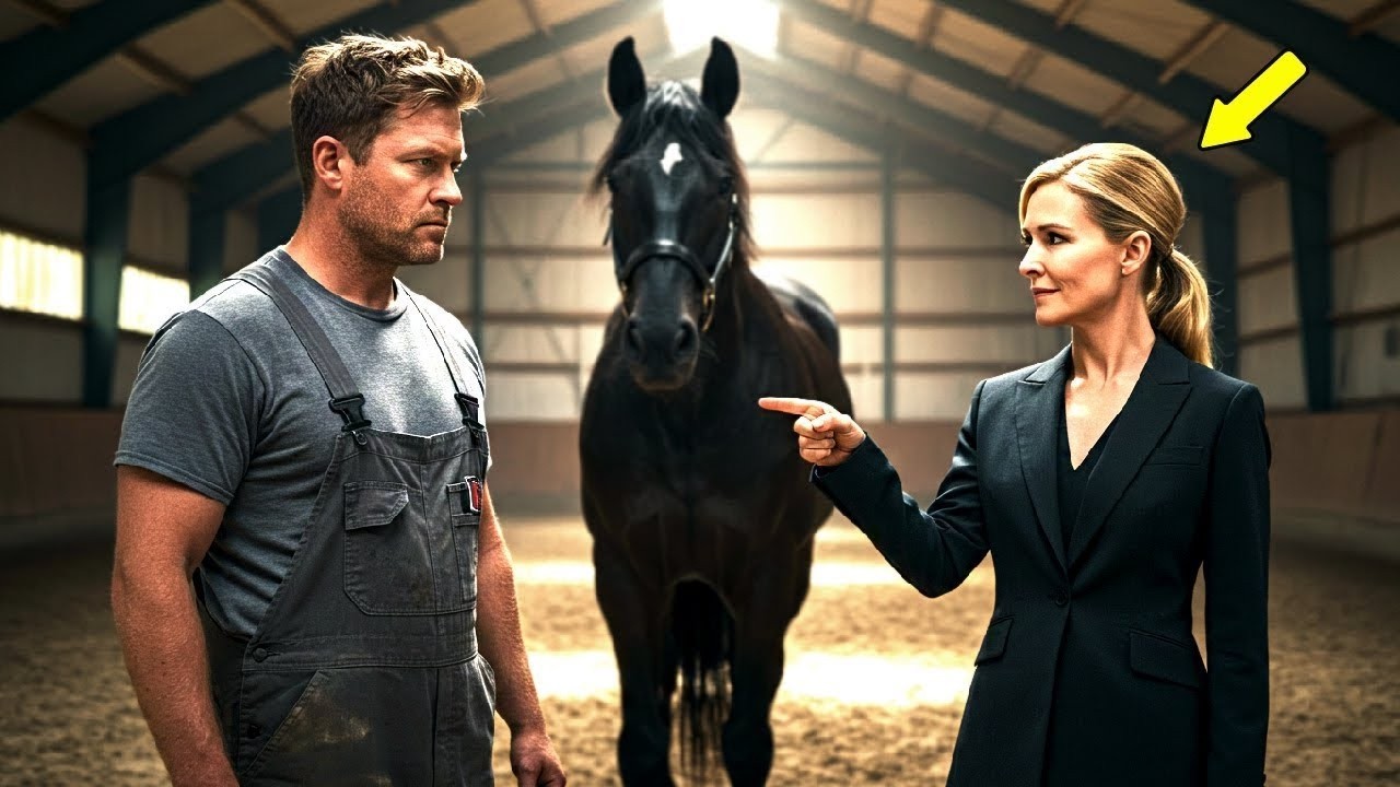 „Reite das Pferd und ich heirate dich“, spottet die Chefin – doch sein Geheimnis macht sie stumm