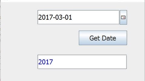 JDateChooser - Get Date Separately  - Intact Abode