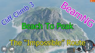 BeamNG/Automation: Climbing the Cliff 3. The Impossible Way! in my Big Block Pickup, now with 800hp.