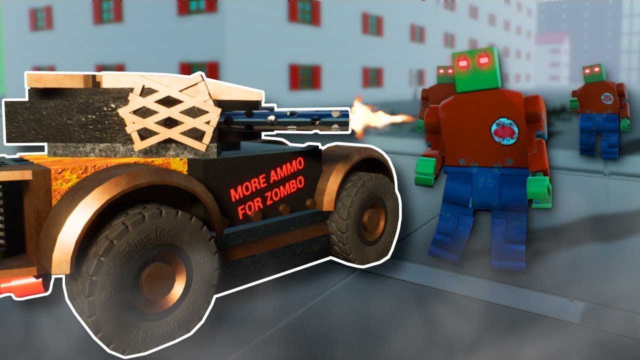 Zombie Survival in Brick Rigs Multiplayer - YouTube