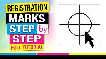 Step by Step How to Make Registration Marks in Adobe Illustrator