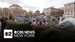 Republican Congressmembers booed by protesters at Columbia University