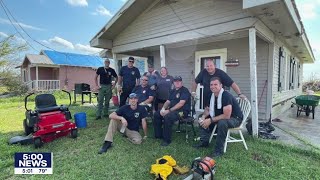 Minnesota firefighters return home after helping parts of Louisiana devastated by hurricane | FOX 9