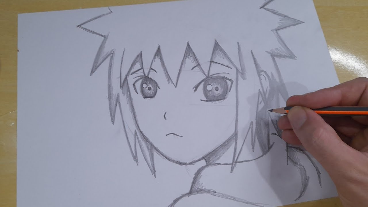 Como Desenhar o Minato / Kakashi / ( Naruto ) 