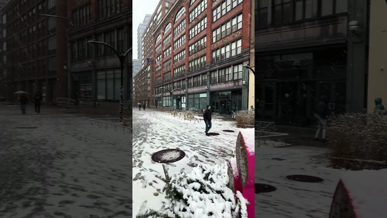 ❄️ Snowy Streets of NYC | From Cooper Square to Little Italy ❄️ | East Village to Downtown Dreams