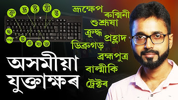 Assamese Juktakkhor Word Typing in WinLipi and Ramdhenu | Jotil Axomia Juktakkhot