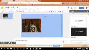 Adding Hyperlinks to Google Slides