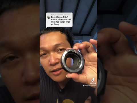 Adapter Lensa DSLR Canon Biar Bisa Dipake di MIRRORLESS?