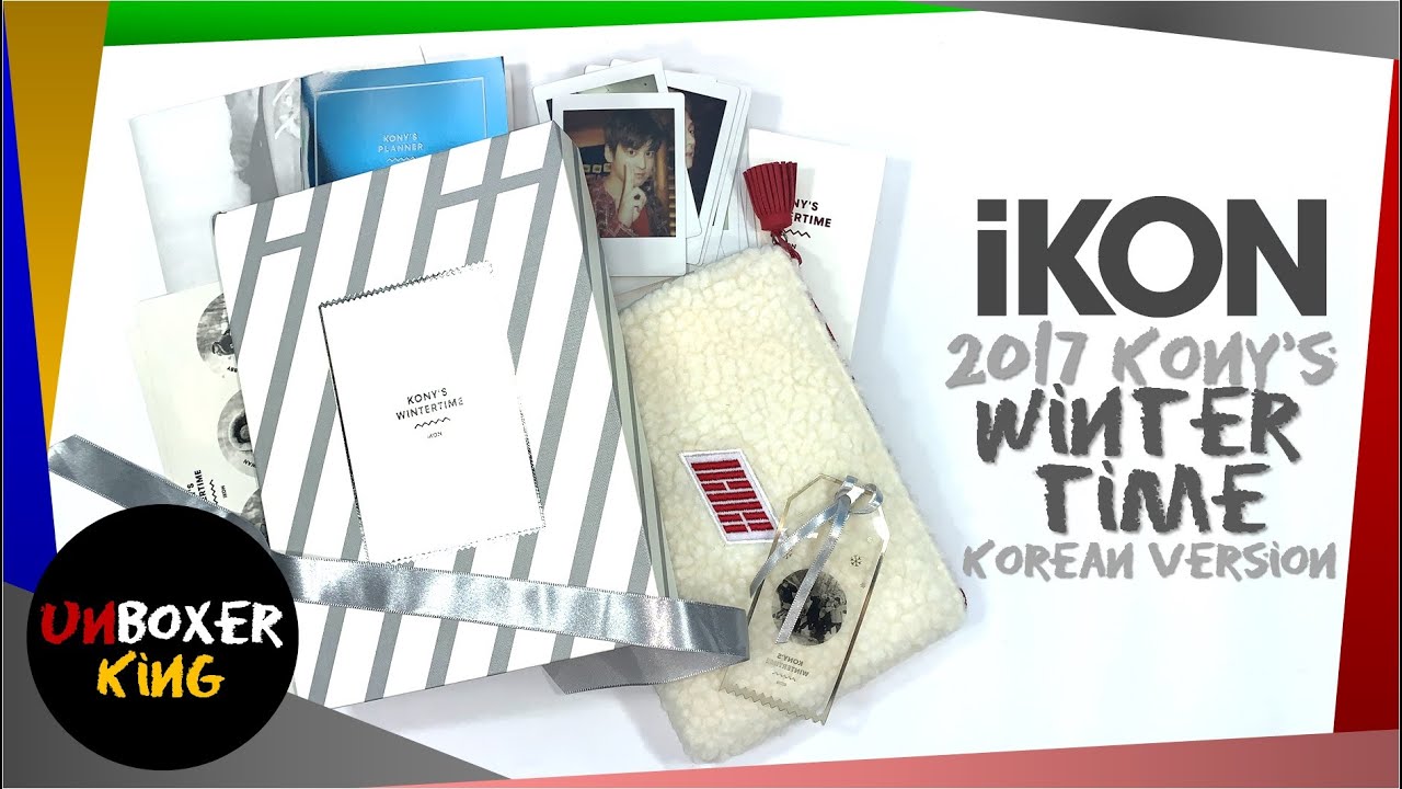 17 Ikon 아이콘 Kony S Wintertime In Sapporo Package Korean Version Unboxing Youtube