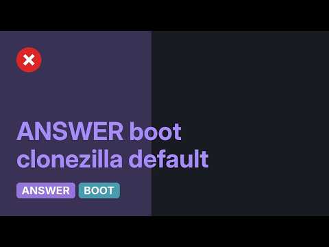 Clonezilla modified syslinux doesn't boot