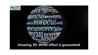 WiFi UHD 3D Hologram Advertising Fan, UHD WiFi 3D Holographic Projector 50cm FS1 50H