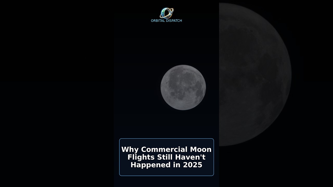 Why Commercial Moon Flights Still Haven't Happened in 2025 #Shorts