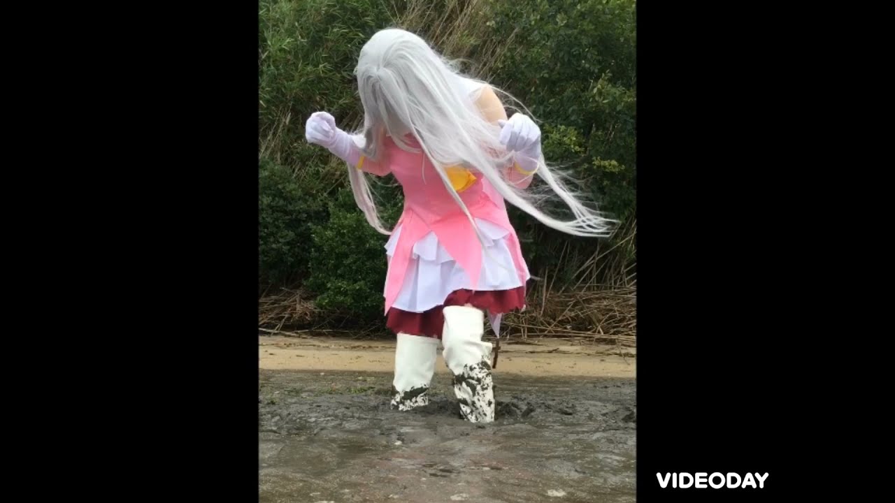 コスプレ+ブーツで泥遊び4-1 cosplay boots mud 8 (プリズマイリヤ)
